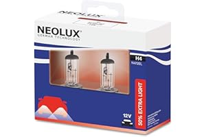 NEOLUX 50% Extra Light H4, halogen headlight bulb, N472EL-2SCB, 12V, 60 / 55W, soft cover box (2 bulbs)