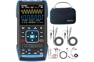 SIRYDER Oscilloscope,2C53T Oscilloscope Numérique,3 en 1 Oscilloscope Portable Multimètre Oscilloscope Largeur De Bande À 2 Canaux 50 MHz Fréquence D'échantillonnage 250 MSa/s 19999 Comptes