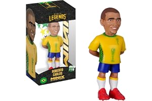 MINIX – Fotboll Legends – världsmästerskap av legender #119 – Brasilien – Roberto Carlos – samlarfigur 12 cm