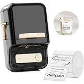NIIMBOT B21 Thermal Label Maker for Business/Office/Home, 2 Inch (Black) | Bluetooth Label Printer, Inkless, 203DPI, Easy to