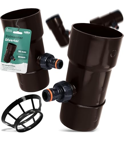 Kit Diverter Per Acqua Piovana: Recupera L’Acqua Dal Tubo Pluviale Nel Tuoi Barili - Foto 3