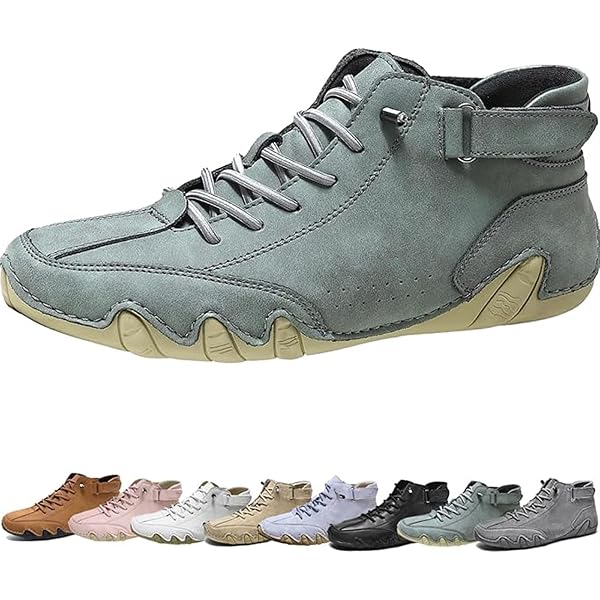 Bottes En Daim Unisexes Ergo+ Imperméables Et Antidérapantes - Idéales Randonnée, Plein Air Et Quotidien (EU 34-50)