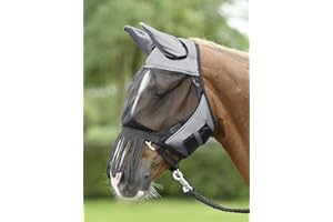 Busse Everline Fly Cover Fransen Masque anti-mouches à franges pour cheval