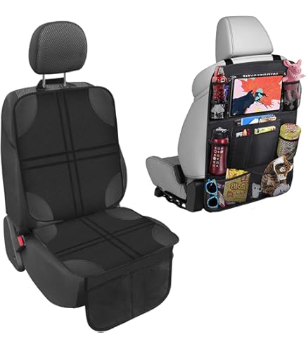 Cokaca Kinderstoelonderlegger voor in de auto, met zijbescherming
