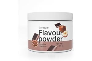 GymBeam Flavour Powder 250g: Polvere per Aromatizzare con Alto Contenuto di Fibre, Aroma Delizioso per Cibi e Bevande, Solo 10 Calorie per Porzione (250 g (1er pack), Chocolate Hazelnut)