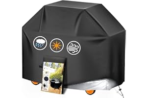 YEEMOUTYLO BBQ Cover, BBQ Covers Waterproof Heavy Duty Large, Barbecue Covers, Barbeque Cover Waterproof Outdoor, Large BBQ Cover