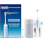 Oral-B Centro De Salud Bucal Con Irrigador Dental, 1 Cabezal Oxyjet y 1 Cabezal Water Jet, Irrigador Bucal Con 5 Modos De Pre