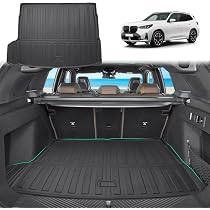 Mossa Set Tappetini TPE Per BMW X3 G01 (2017-2024) - BAGAGLIAIO + 4 ABITACOLO, Nero, Antiscivolo