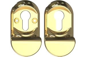 Ultion Sweet Cylinder Pull Keyhole Cover - Matching Door Furniture Available (Gold)