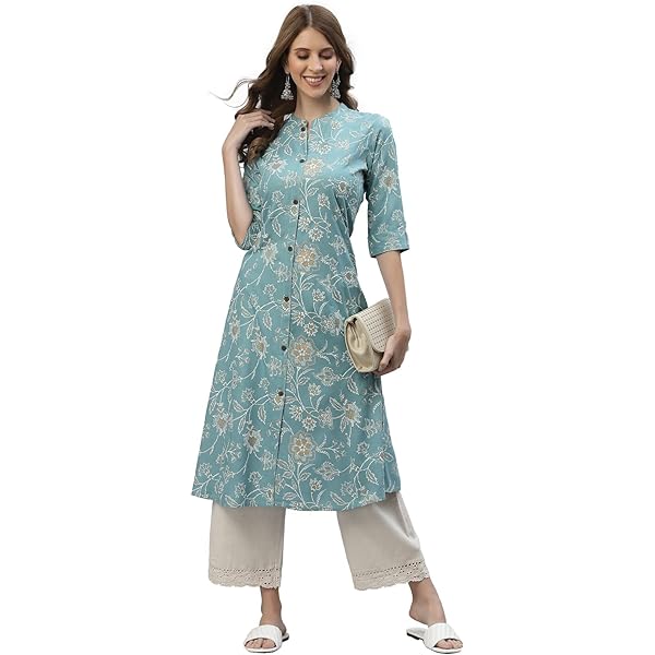 NeedleTale Women's Solid Viscose Rayon Kurti – Long Straight Kurti For Casual & Festive Wear - View #3