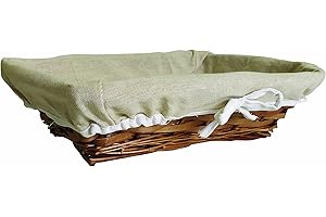 NOASR Ludi-Vin - Papelera, rectangular, madera, color beige
