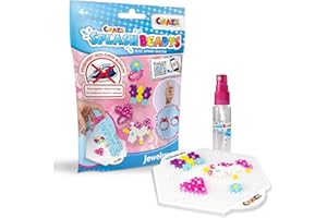 Craze Splash BEADYS Steckperlen Kinderschmuck Starter Pack Bügelperlen Set ohne Bügeln Perlen zum Basteln Wasserperlen für Kinder ungiftig Kinder Bastelset 26038, Klein