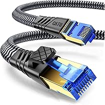 Cavo Ethernet CAT 8 20 m 26 AWG Cavo S/FTP schermato resistente ad alta velocà 40 Gbps 2000 MHz per PS5, PS4, PS3, Xbox, giochi, router  44