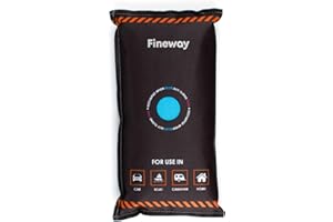 FiNeWaY 1kg Reusable Car Dehumidifier Bag, 1-Pack – Moisture & Condensation Absorbers with Anti-Slip Pads, Microwave Rechargeable for Cars, Vans & Caravans
