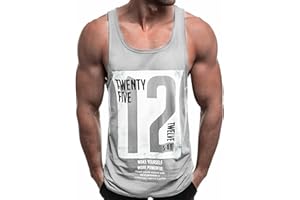 HOTCAT Canotte Uomo Canotterie Sportivo Palestra Muscolo Gilet Lettera Stampata Veste Casual Tank Top Senza Manica Estate T-Shirt