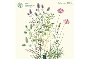 Royal Botanic Garden Edinburgh Wall Calendar 2025 (Art Calendar)