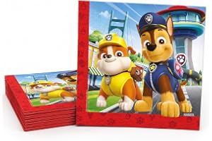 Paw Patrol Rescue Heroes-servetter, set med 20