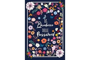 Quaderno delle password per smemorati: Libro alfabetico delle password - Prenota per i tuoi nomi utente e password Internet - Elenco alfabetico - Piccolo pratico formato A5 - 110 pagine