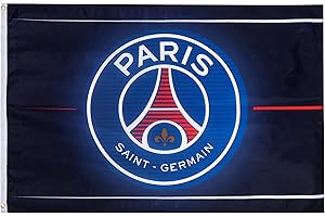Drapeau PSG - Collection officielle Paris Saint Germain - Taille 100x150 cm
