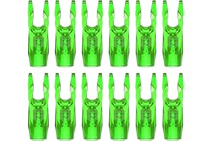 ‎PATIKIL PATIKIL Bogenschießen Nocken Pfeilnocken Klebe Nocken Kunststoff Pfeile Ersatznocken für Pfeilschaft Zubehör für DIY Bogenschießen Schießen Jagd Compound Bogen, Schwarz