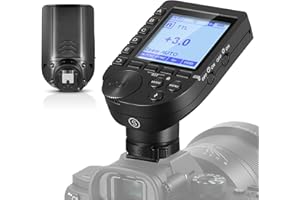 NEEWER QPRO-S TTL Wireless Flash Trigger Compatible with Sony 1/8000s HSS Tilt Design Large LCD Screen 5 Group Buttons 9 Customizable Functions for Q4 Q3 Z2 Z1 Z760 NW760 S101-300W PRO/400W PRO