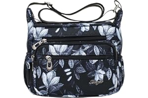 HERCMNOY Umhängetasche für Damen, Umhängetasche, Handtasche, Geldbörse, Freizeit, Reisen, mehrere Taschen, Kuriertasche
