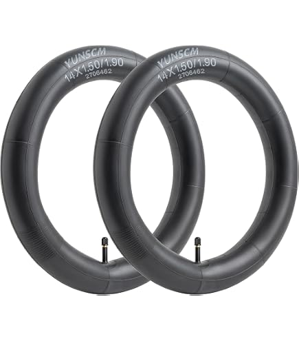 Pneu + Chambre à Air 90/100-14 Pouces Pour Dirt Bike, Pit Bike, Tout-terrain - Caoutchouc Antidérapant, Universel - 5