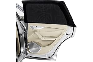 ‎PEMOTECH Sonnenschutz Auto Baby, Umweltfreundlich & Nachhaltiges Sonnenschutz Auto (2 Stück) Doppelseitiges UV Schutz Autofenster, Reduziert Wärme und UV-Strahlung,für 95% der Autos, großes Auto,Golf,SUV