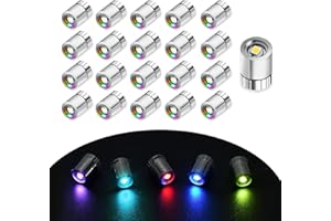 EKKONG Mini LED 20 Piezas Luz Adhesiva con Pilas Flash Lento Coloreado para Casa de Muñecas Miniatura, Artesanía, Modelo 3D de Lámparas Decorativas