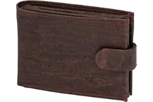 Simaru Wegański Portfel portmonetka z Korka – Portmonetka z korkiem – wąski portfel kieszonkowy – Portmonetka z korkiem, Ochrona RFID,Portfel z wieloma przegródkami, ale bardzo lekki-portfel z uchwytem na kartę – dla banknoty i monety, korek wegańska i ekologiczna jako idealna alternatywa dla skóry .