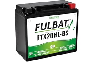 FULBAT BATTERIE MOTO FULBAT GEL FTX20HL-BS / YTX20HL-BS 12V 18,9AH 310A