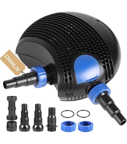 Bomba De Estanque SunSun 12000 L/h - 100W - CTF-1200B - Para Cascadas, Filtros Y Corriente