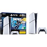 Sony, Pack Console PlayStation 5 Édition Numérique, 1 Jeu Fortnite Flowering Chaos (Code), 1 Manette DualSense avec Retour Ha