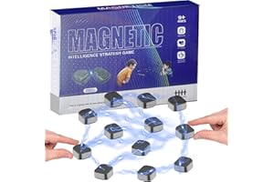 YKHSUAOU Magnetspiel, 40 Stück Magnet Spiel, Magnetisches Schachspiel,Magnet Schach, Schachspiel Magnetisch, Magnete Spiel,Tragbares Magnetschach-Party Für Familientreffen