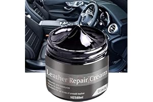 Cutiolly Pâte Réparatrice Cuir,Teinture Cuir Noir,Pâte Réparatrice Cuir Noir,Creme Reparatrice Cuir,Réparateur Cuir Voiture,Cirage Réparation Simili Cuir Sièges Voiture,Canapés