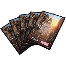 Fundas Premium Magic: The Gathering – Marvel Spider-Man Plains, 105 Unidades Con Superficie Texturizada Y Parte Trasera Mate