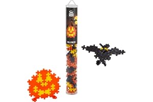 PLUS PLUS - Halloween - 100 bitar - Fladdermus, Byggklossar, Bygga, Utvecklande leksaker för barn, STEM, STEAM, Producerat i