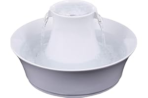 PetSafe Ceramic Avalon Pet Fountain, 2 Litre, Automatic Drinking Fountain for Cats and Dogs, Drinkwell