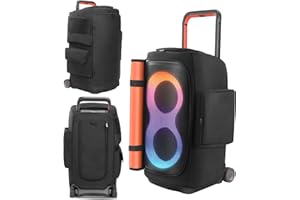 HUAYUWA Funda protectora multifuncional resistente a los arañazos compatible con JBL PartyBox 520 altavoz portátil y accesorios (para PartyBox 520)