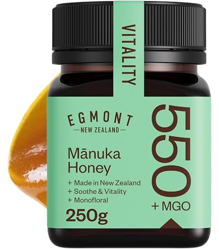 Egmont Honey Mānuka Honey 250+ MGO UMF 10 | Certified MGO Content