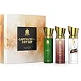 Adilqadri Captivating Trio Luxury Perfume Gift Set for Men & Women (3 x 20ml) | With Shanaya, White Oud, Safwan Perfume, Unisex Strong Woody, Fruity, Amber Long Lasting EDP Fragrance Set