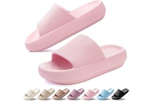 BAXIWUY Badelatschen Damen Badeschuhe Herren Schlappen Badeschlappe Cozislides Original Slippers Rutschfest Hausschuhe Sommer Pantoletten Wolkenschuhe Flip Flops Indoor/Outdoor