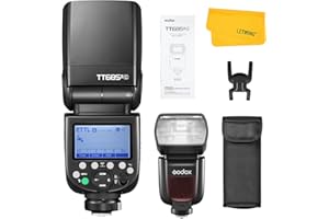 Godox TT685II-C TTL Blitzgerät HSS 1/8000s GN60 2.4G Wireless X System, TCM Instant Conversion Transmisson Kamera Blitz Speedlite Kompatibel für Canon EOS Kameras