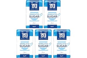 MONRIKON T & L Gan Sugar 1kg (Pack of 5) | Tea/Coffee Sweetner | Breakfast Sprinkling | Granulated Sugar | Pure Cane Sugar
