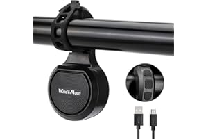 Acemall Timbre Bicicleta Electronico Impermeable Eimbre de Bicicletas con Alarma Bocina Bicicleta 130dB Accesorios de Ciclismo para Mountain Road Bike MTB BMX Scooter Adultos Infantil, 22.2mm-31.8mm