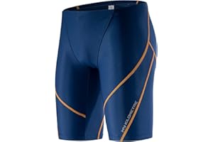 MY KILOMETRE Herren Jammers Lang Badehose Schwimmen Badeanzug Jammer