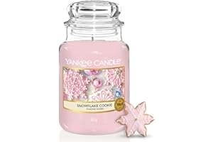 Yankee Candle Scented Candle | Snowflake Cookie Large Jar Candle | Long Burning Candles: up to 150 Hours | Perfect Gifts for Women