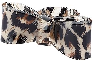 JOE COOL Ring Animal Print With 50x20mm Bow Made With Acrylic