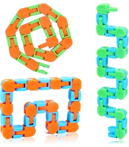 Keycraft Fidget Track - Zappelspielzeug Für Stressabbau (1 Stück Zufällige Farbe)