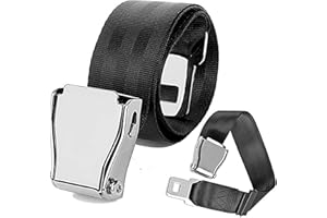 SPEPY Airplane Seat Belt Extender-Adjustable 7-35Inch Seat Belt Extender for Pregnant Woman or Fat Man,E11 Safety Certified Aeroplane Essentials, Universal Seat Belt Extender for Most Major Airplane